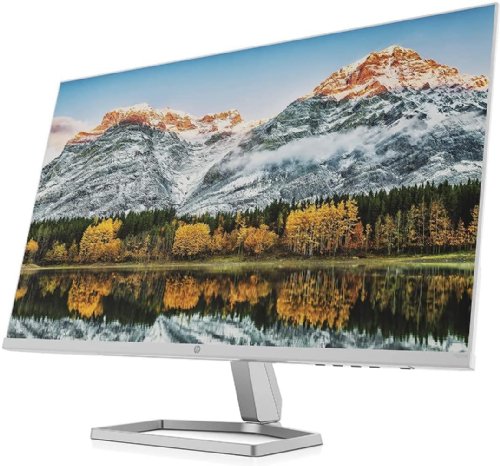 HP M27fw 27-inch Full HD (1920 x 1080) Monitor, 300 nits, 5ms, Static: 1000:1, Dynamic: 10M:1, 2 x HDMI 1.4, 1 x VGA, one-year (2H1A4AA#ABA) ...