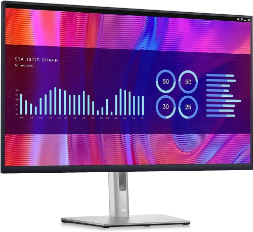 Dell 32" USB-C Hub Monitor P3223DE, IPS, Flat, QHD 2560 x 1440, 32Inch, 1.07 billion, 8Ms, 60 Hz, 0.2727Mm, 1000:1, 350 nits, 178/178, 16:9, 99% sRGB,...