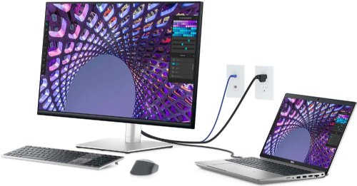 Dell 32" 4K USB-C Hub Monitor, LCD Display, Flat, 4K 3840 x 2160, 32Inch, 1.07 billion, 8Ms, 60 Hz, 0.18159Mm, 178/178, 16:9, 99% sRGB, Anti-glare, 3H Hard Coating, 100 x 100mm...