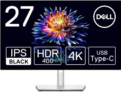 Dell UltraSharp 27" 4K USB-C Hub Monitor U2723QE, IPS, Flat, 4K 3840 x 2160, 27Inch, 1.07 billion, 8Ms, 60 Hz, 0.1554Mm, 2000:1, 400 cd/m2, 16:9, 100%...