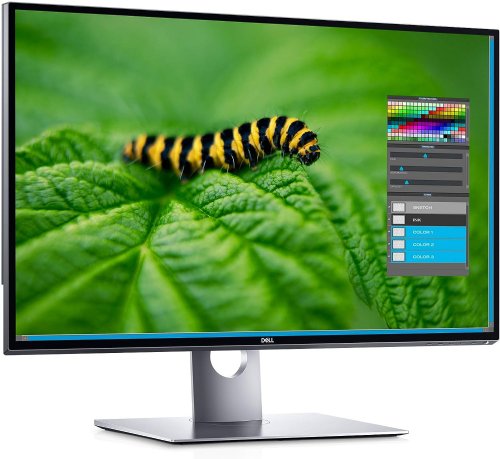 Dell UltraSharp 32 UltraHD 8K LCD Monitor, IPS, 8K 7680 x 4320 at 60 Hz, 16:9, 400 cd/m2, 6 ms, Anti-reflective, 2H Hard Coating, 1300:1, 1.07 billion, Black...