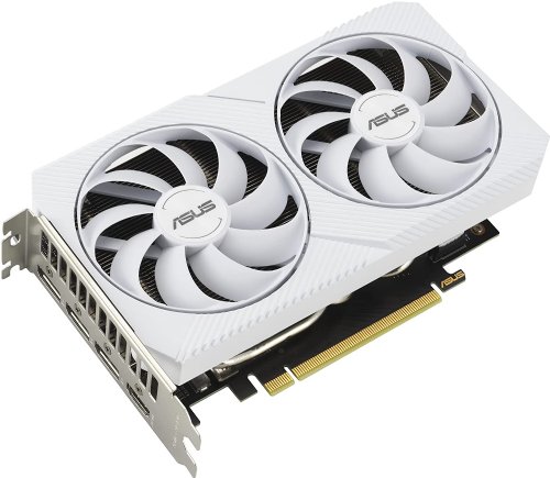 ASUS Dual GeForce RTX 3060 White OC Edition 12GB GDDR6 (PCIe 4.0, 12GB GDDR6, HDMI 2.1, DisplayPort 1.4a, 2-slot design, Axial-tech fan design, 0dB technology)...