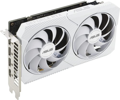 ASUS Dual Geforce RTX 3060 White OC Edition 8GB GDDR6 (PCIE 4.0, 8GB GDDR6, HDMI 2.1, Displayport 1.4A)...