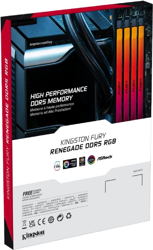 Kingston 32GB 6800 MHz DDR5 CL36 DIMM (Kit of 2) Fury Renegade RGB XMP...