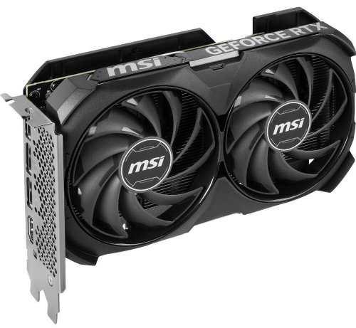 MSI GeForce RTX 4060 Ti Ventus 2X Black OC 8GB Graphics Card, Ada Lovelace Architecture, 2580 MHz Boost Clock Speed, 4352 CUDA Cores, 288 GB/s Memory Bandwidth...