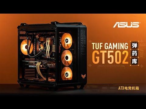 ASUS TUF Gaming GT502 ATX Mid-Tower Computer Case with Front Panel RGB  Button, USB 3.2 Type-C and 2X USB 3.0 Ports