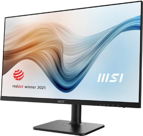 MSI Modern MD272QP 27" QHD IPS Monitor, 16:9, Anti-Glare, 5ms, 1440 75Hz Refresh Rate,  USB, Displayport, HDMI, VESA-Mount Supported, Tilt, Swivel, Height Adjustable...