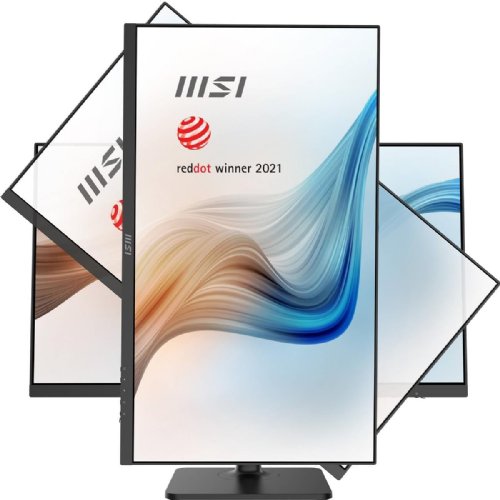 MSI Modern MD272QP 27" QHD IPS Monitor, 16:9, Anti-Glare, 5ms, 1440 75Hz Refresh Rate,  USB, Displayport, HDMI, VESA-Mount Supported, Tilt, Swivel, Height Adjustable...