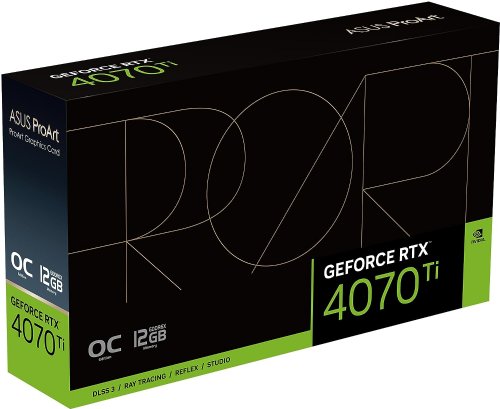 Asus ProART Geforce RTX 4070 TI 12GB OC Edition GDDR6X Graphics Card (PCIE 4.0, 12GB GDDR6X, DLSS 3, HDMI 2.1A, Displayport 1.4A)...