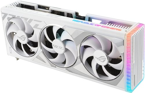 ASUS ROG Strix GeForce RTX 4080 White OC Edition Gaming Graphics Card (PCIe 4.0, 16GB GDDR6X, HDMI 2.1a, DisplayPort 1.4a) ...