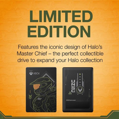 Seagate Game Drive for Xbox Halo - Master Chief LE 5TB External Hard Drive Portable HDD - USB 3.2 Gen 1 Designed for Xbox One, Xbox Series X, and Xbox Series S...